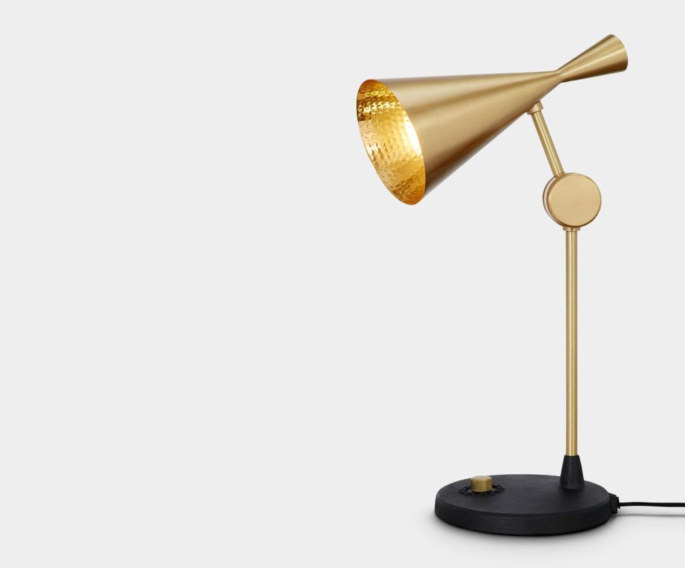 Beat Table Light Brass by Tom Dixon