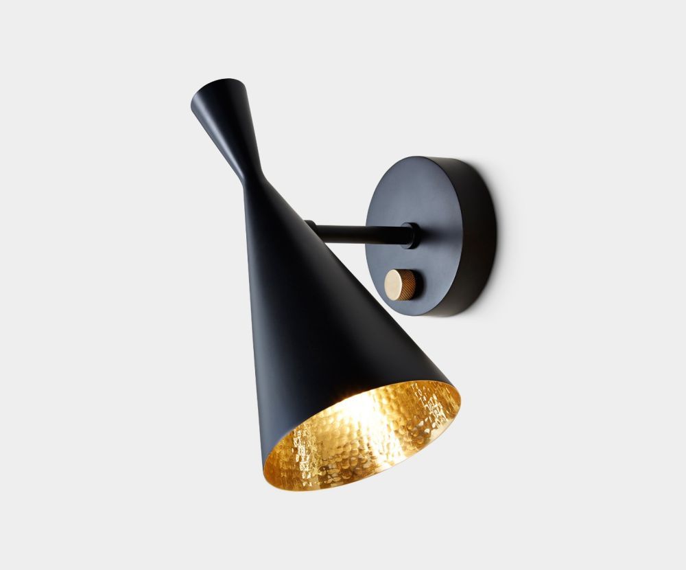 Beat Wall Light Black by Tom Dixon