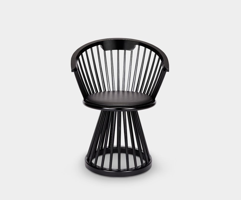 Fan Dining Chair Black by Tom Dixon