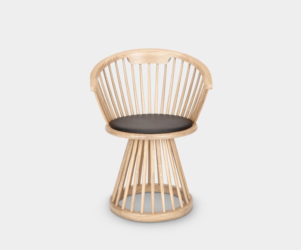 Fan Dining Chair Natural by Tom Dixon