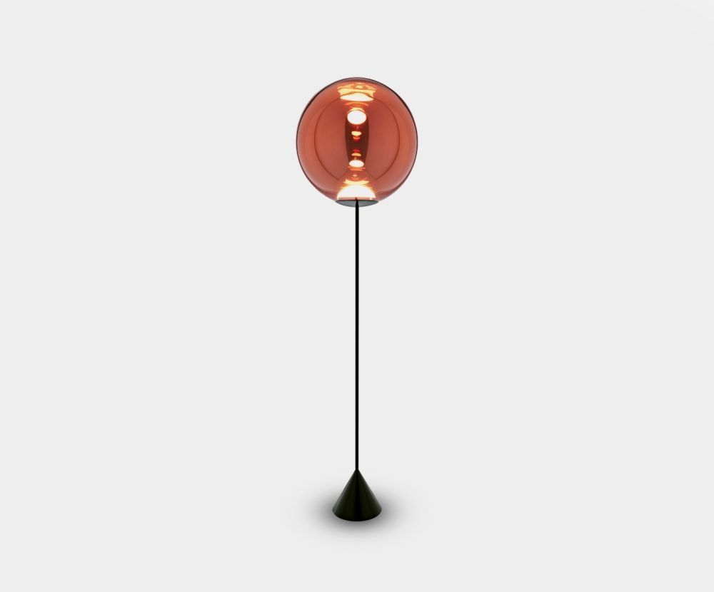 Globe Cone Floor LED Copper by Tom Dixon