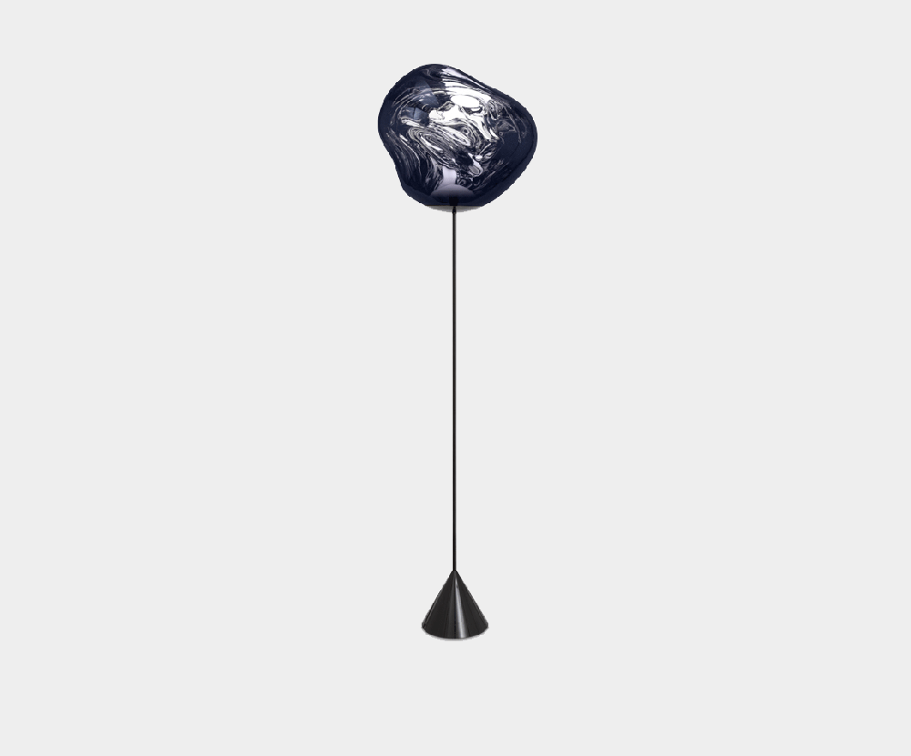 Melt Cone Slim Floor Smoke LED by Tom Dixon