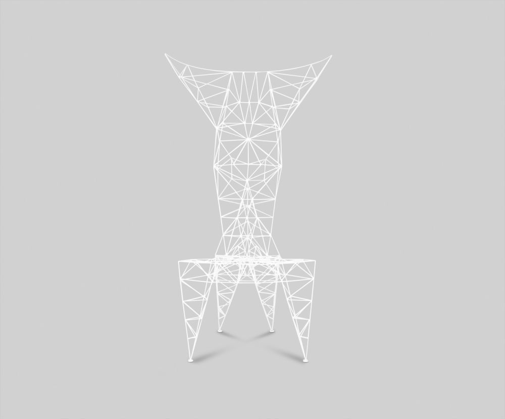 Pylon Chair White by Tom Dixon