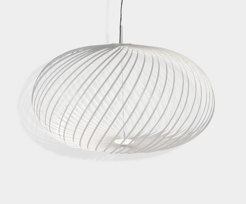 Spring Pendant White Large by Tom Dixon