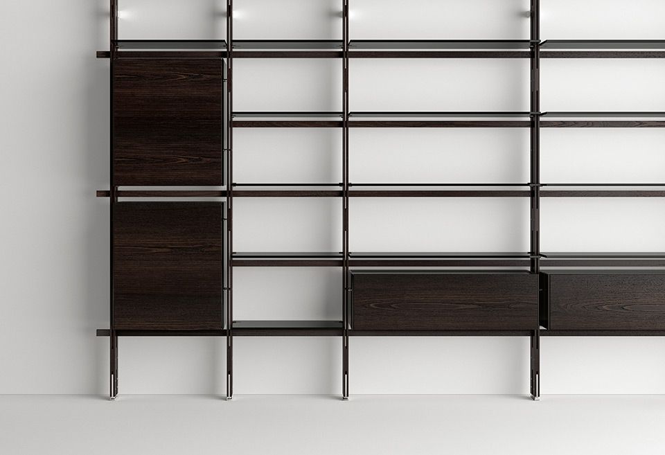 Bookcase Hemingway by Tonelli Design