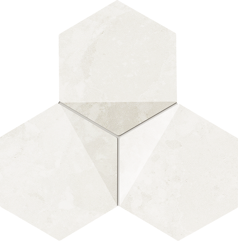 Scoria white Mozaiki 192x165 | Tubądzin by Tubadzin Management Group