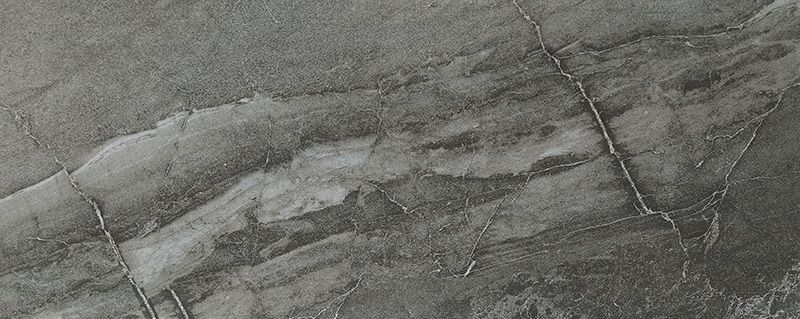Modern Basalt black Wall tiles 748x298 | Tubądzin by Tubadzin