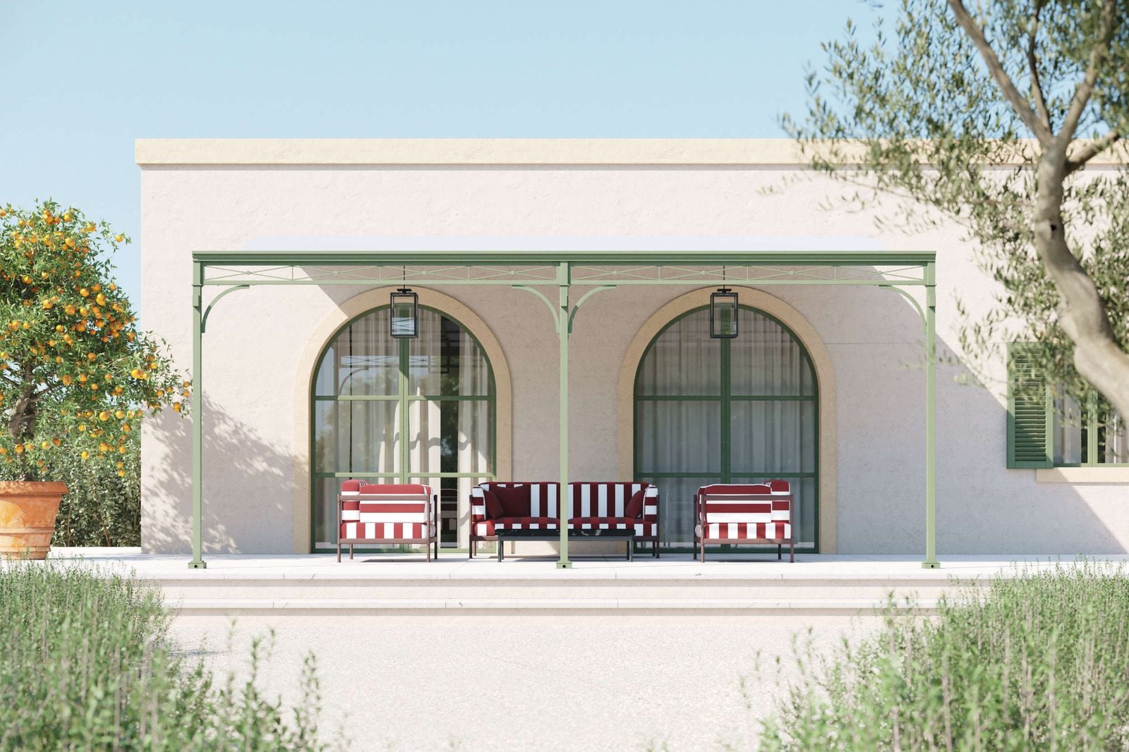 Unosider Novecento Pergola Rain by UNOSIDER