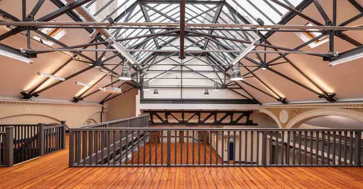 Retrofit architectural building design | The Drill Hall by Velux Commercial