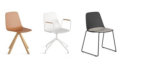 Recycled plastic chair | Maarten Collection by Viccarbe