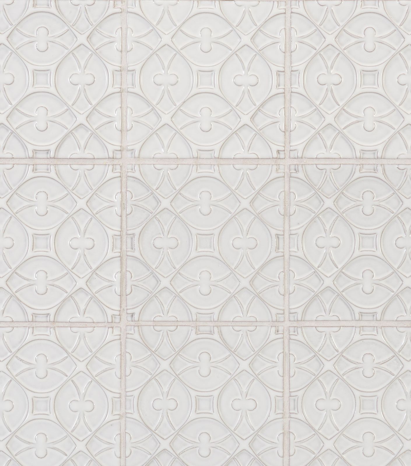 Andalucia Blanco Gloss Alhambra 6x6 by Walker Zanger