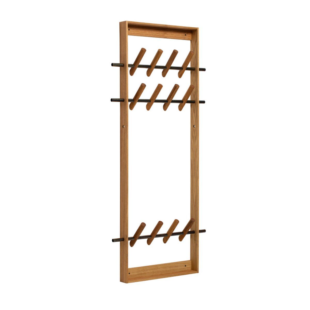 Coat Frame - Oak & Black Steel by We Do Wood