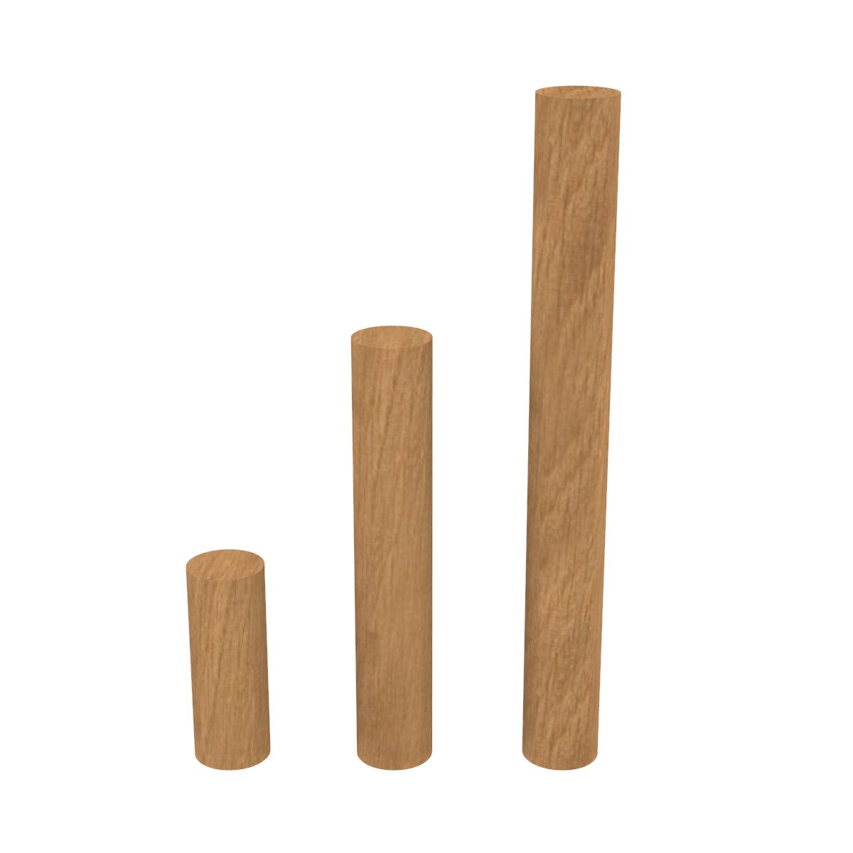 Pegs Scoreboard - Oak, 12 pcs by We Do Wood