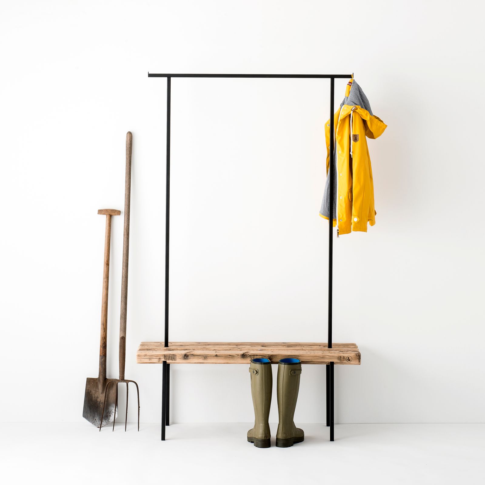 Reclaimed Wood 01 Coat Rack by Weld & Co