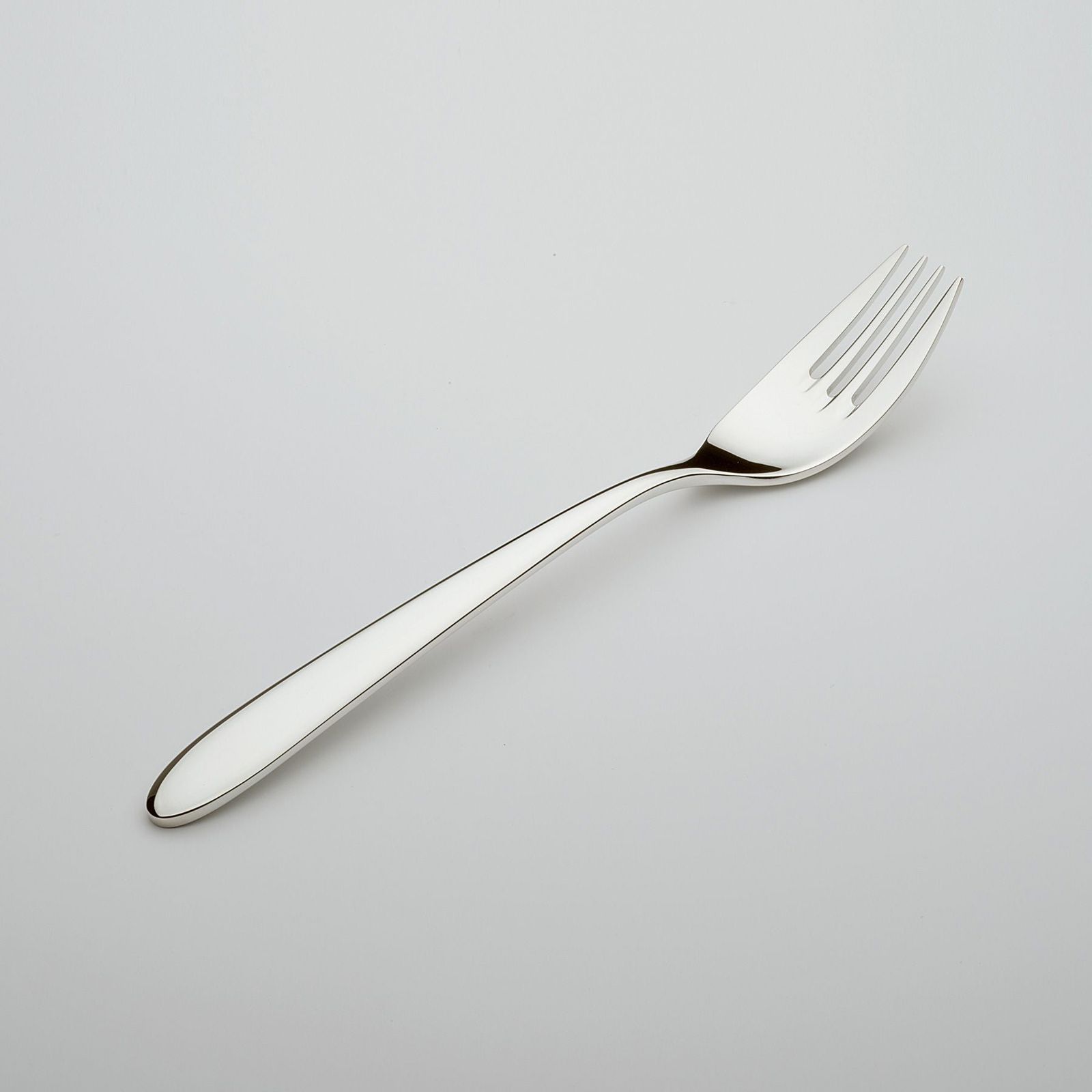 Dinner fork Rotondo 90g hard silver plating polished by Wilkens
