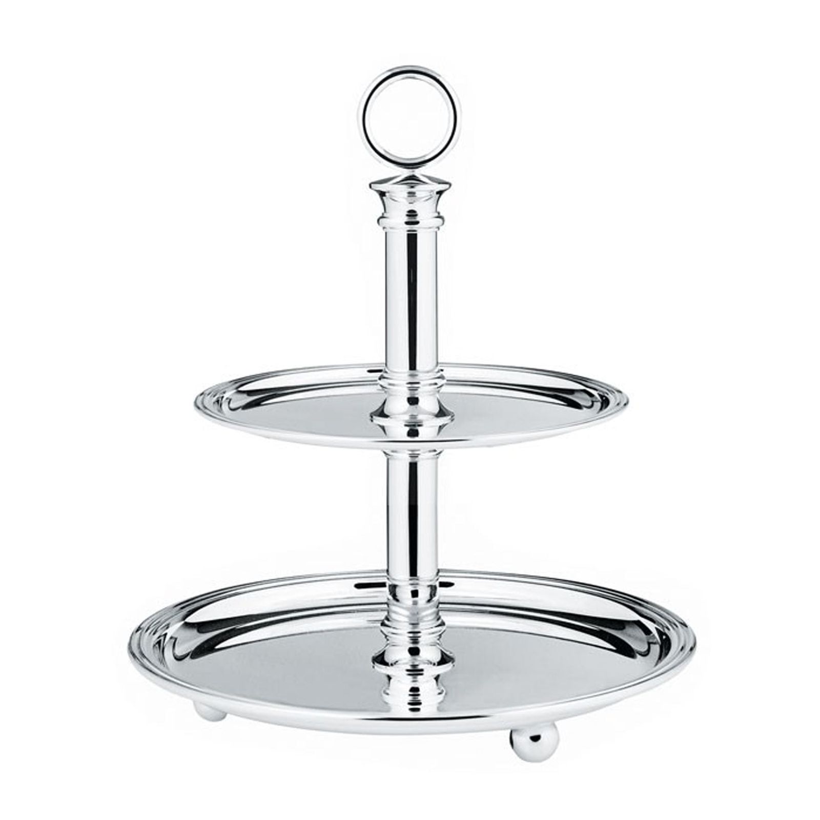 Etagere Ambassador versilbert Höhe 27 cm by Wilkens