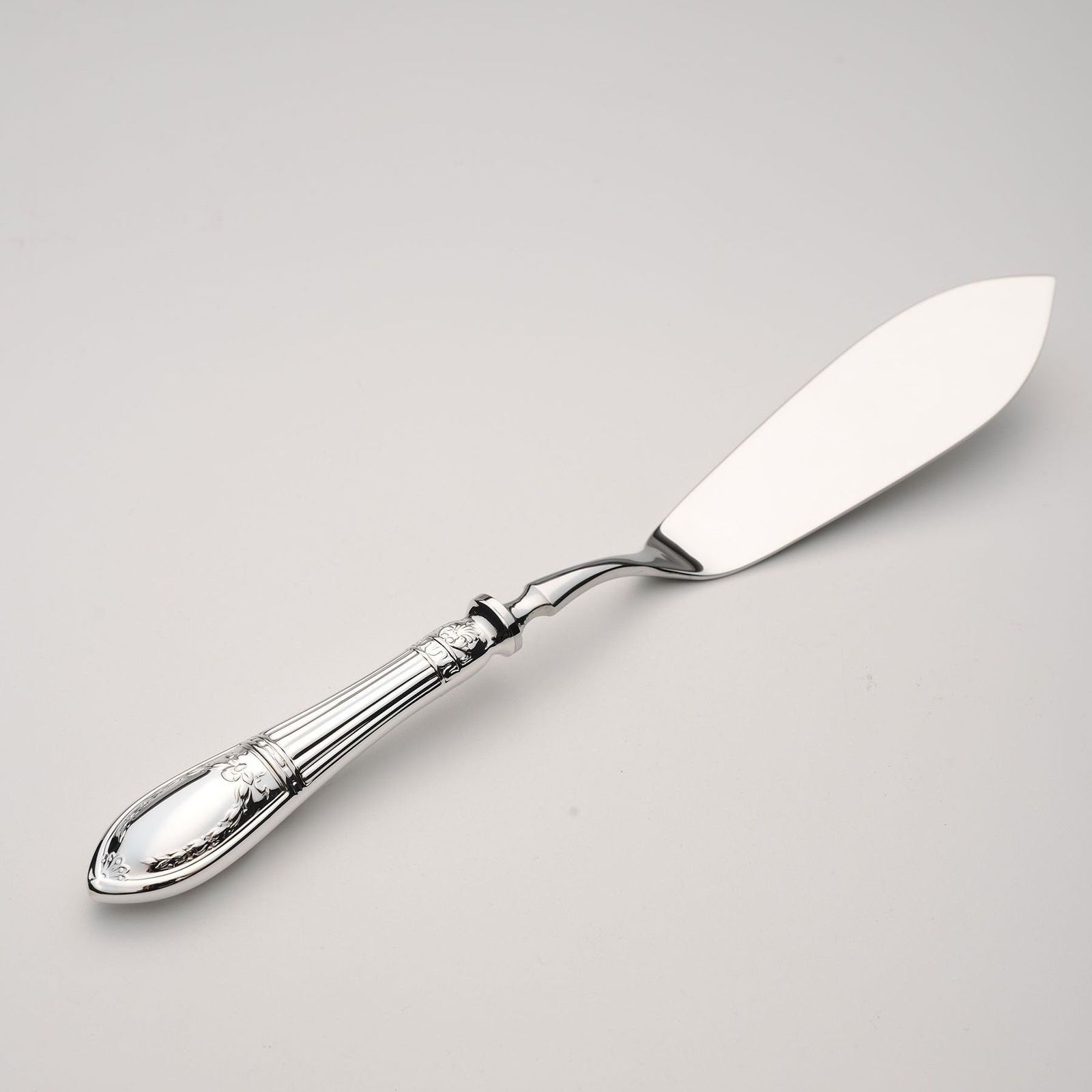 Fischvorlegemesser mit Edelstahl Vorderteil Straßburger Empire 180g Royal Versilberung by Wilkens