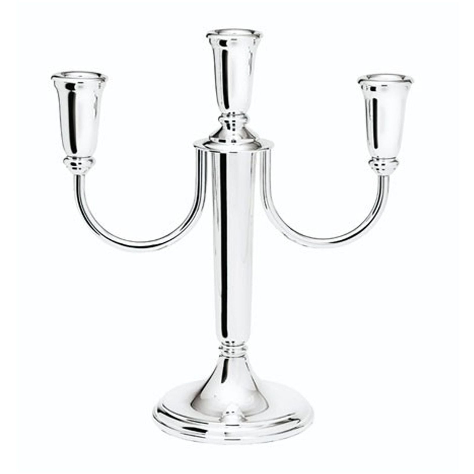 Leuchter Ambassador versilbert 3-lichtig (Höhe 23cm) by Wilkens
