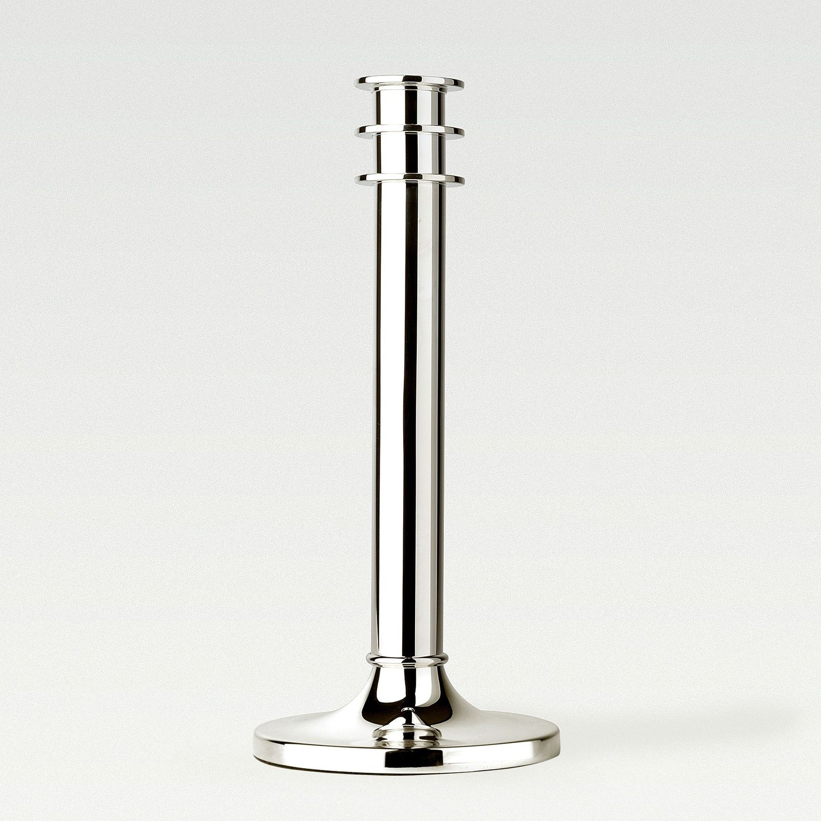 Leuchter Facette versilbert 1-lichtig (Höhe 24,5cm) by Wilkens