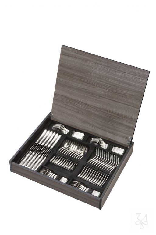 Flatware Wood Chest for 60 pieces Set by Zaramella Argenti srl
