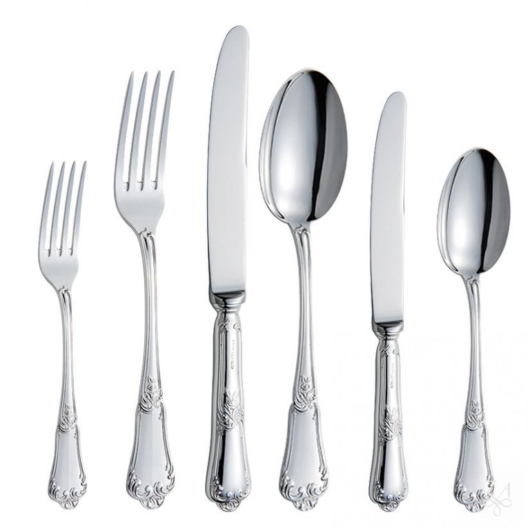 Collection Floreale Set 126 pieces  in a chest by Zaramella Argenti srl