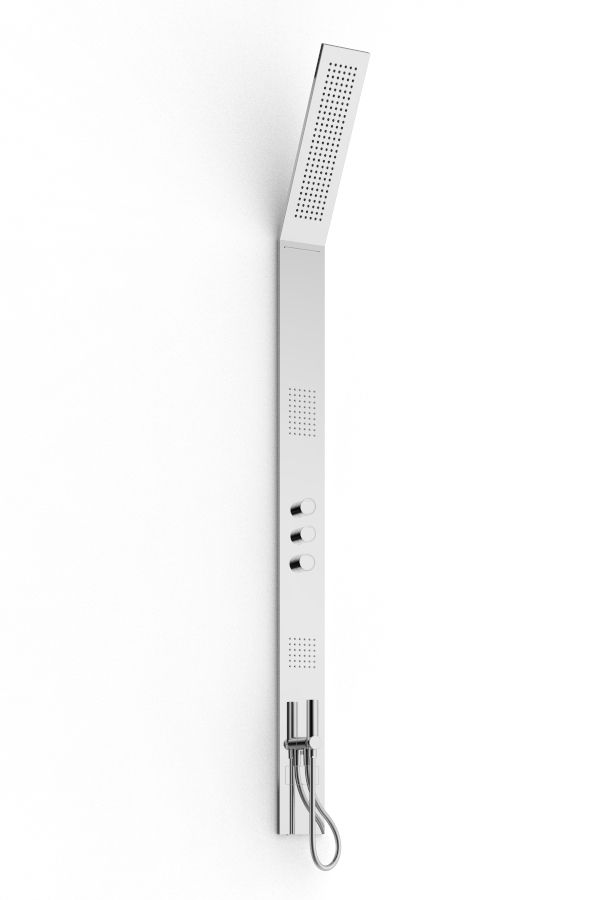 Obliqua - Buit-in multifunctional shower column (with Flyfall ®) by ZAZZERI