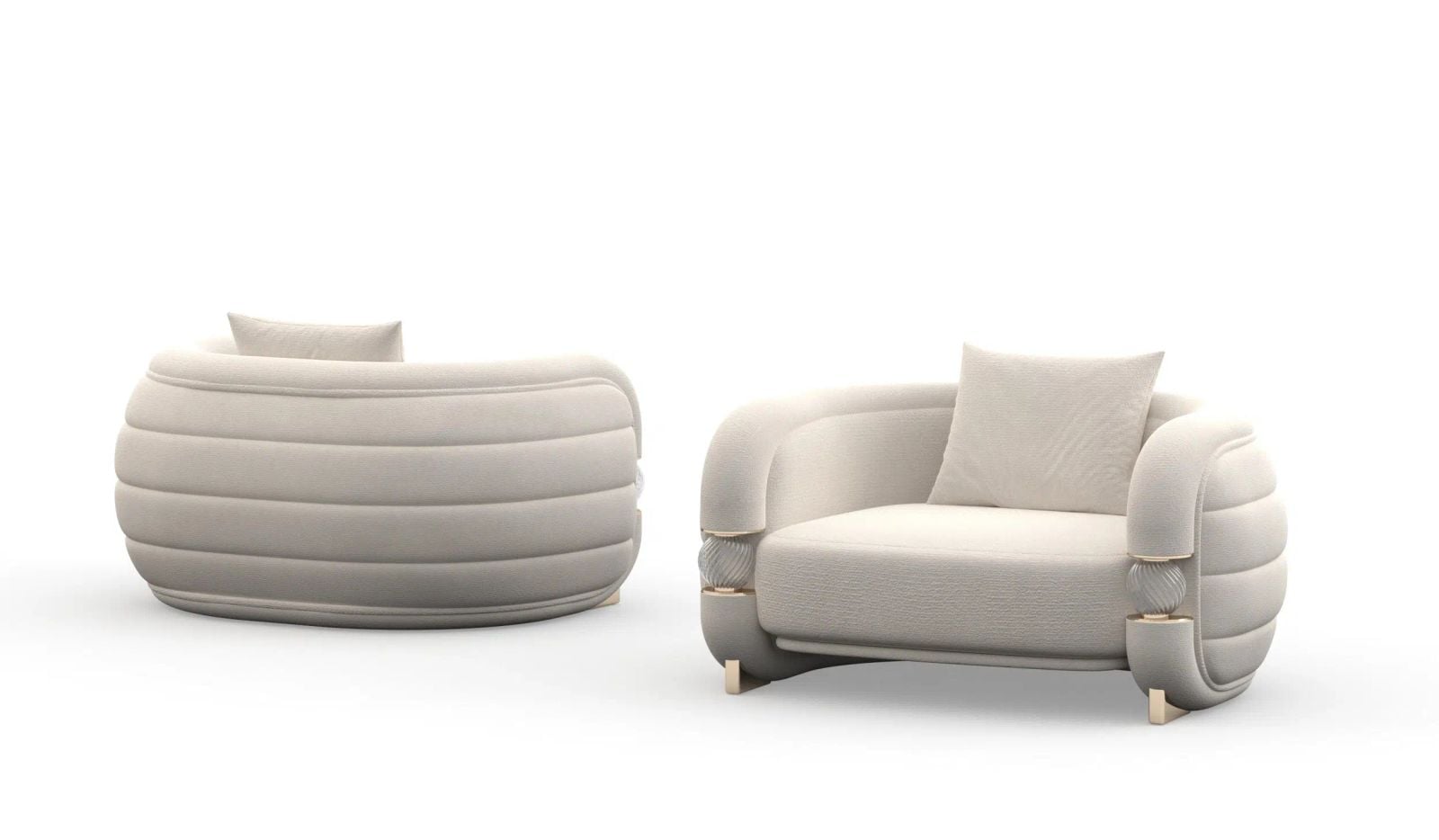 Opheline Modern Single Armchair by ZEBRANO