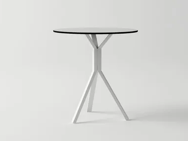 ORA 3 - Round aluminium garden table by 10Deka