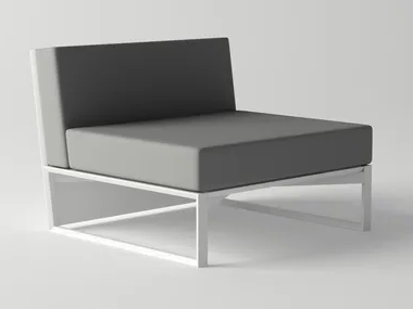 ORA MODULAR SOFA CENTER PIECE - Aluminium garden armchair by 10Deka