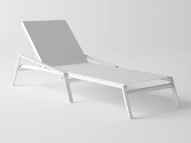 ORA - Recliner aluminium sun lounger by 10Deka