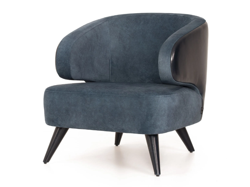GLORIA - Fabric easy chair with armrests by 5A Design