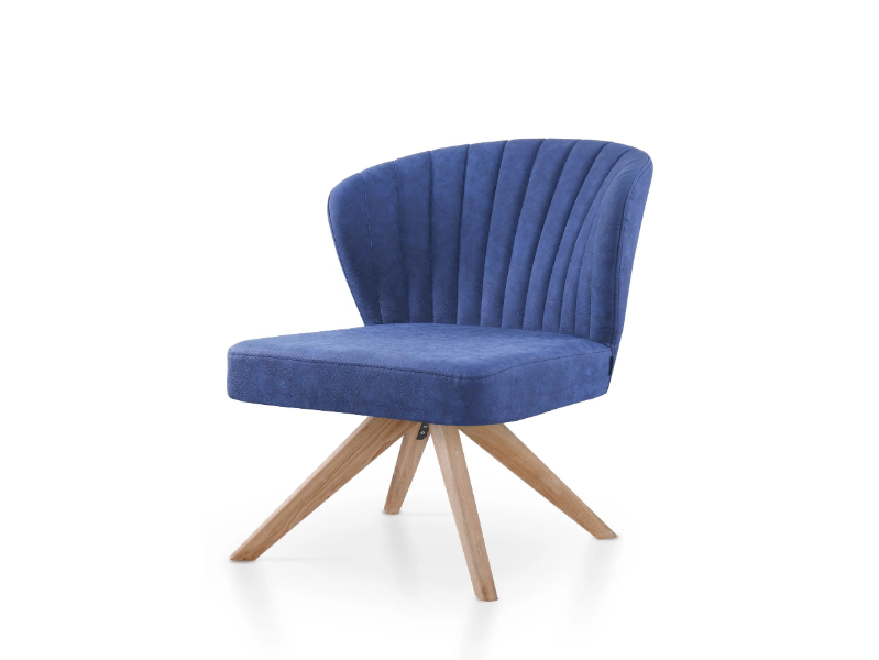 GLORIA LOUNGE SPIDER - Trestle-based leather easy chair by 5A Design