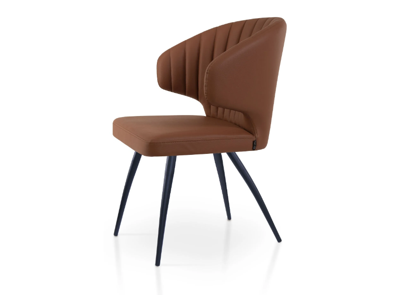 GLORIA TIFFANY - Upholstered leather chair by 5A Design