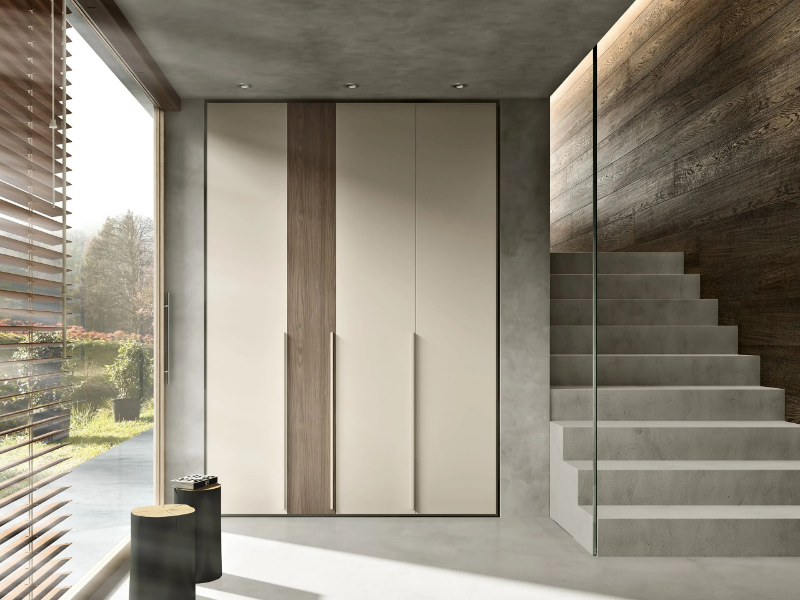 INTERMEZZO - Sectional laundry room cabinet with hinged doors by Adok
