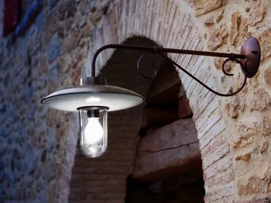 RE LEAR - Metal outdoor wall lamp by Aldo Bernardi