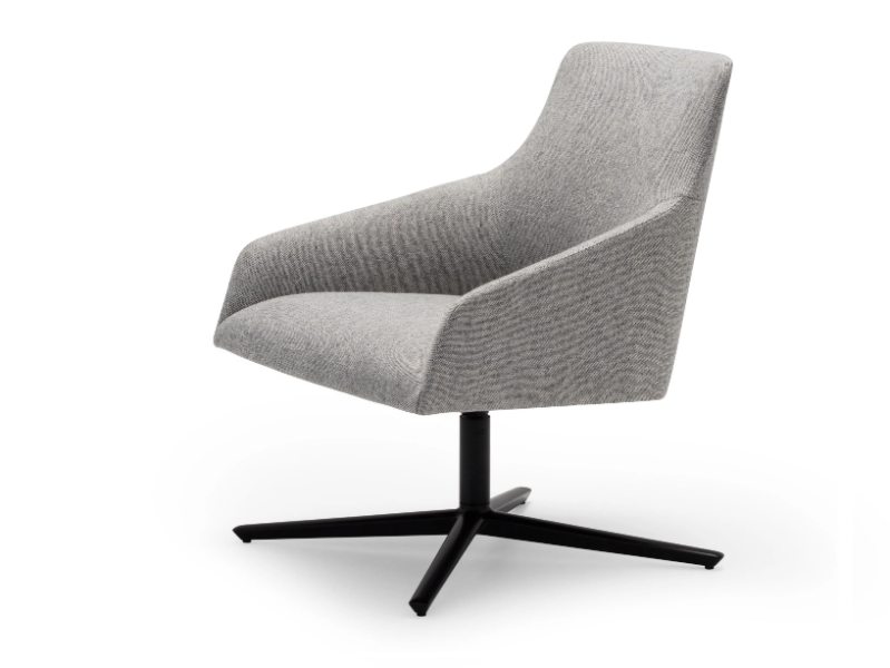 ALYA BU1523 - Swivel upholstered with 4-spoke base easy chair by Andreu World