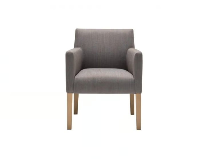 ANNA EASY CHAIR BU1405 - Upholstered chair with armrests by Andreu World