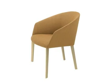 BRANDY BU2998 - Upholstered chair with armrests by Andreu World
