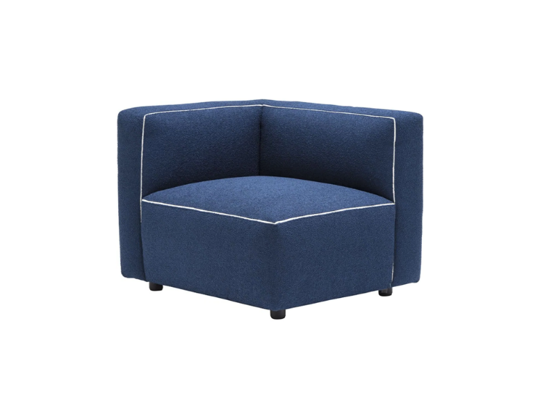 DADO OUTDOOR SF2372 - Corner fabric garden armchair with armrests by Andreu World