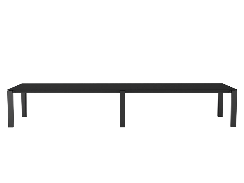 EXTRA CONFERENCE TABLE ME01339 - Rectangular aluminium and wood meeting table by Andreu World