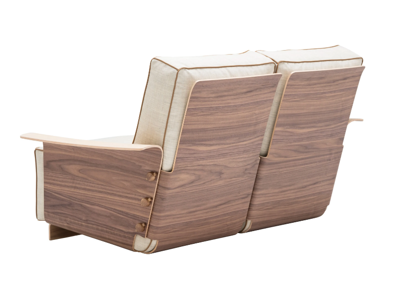 FOREST CLUB SF3031 - 2 seater fabric sofa by Andreu World