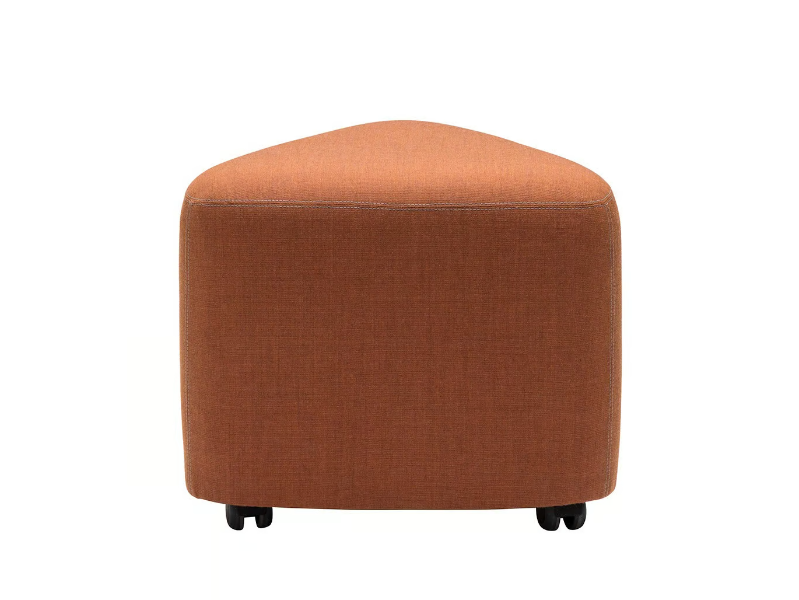 IN OUT OFFICE RS2262 - Fabric pouf with castors by Andreu World