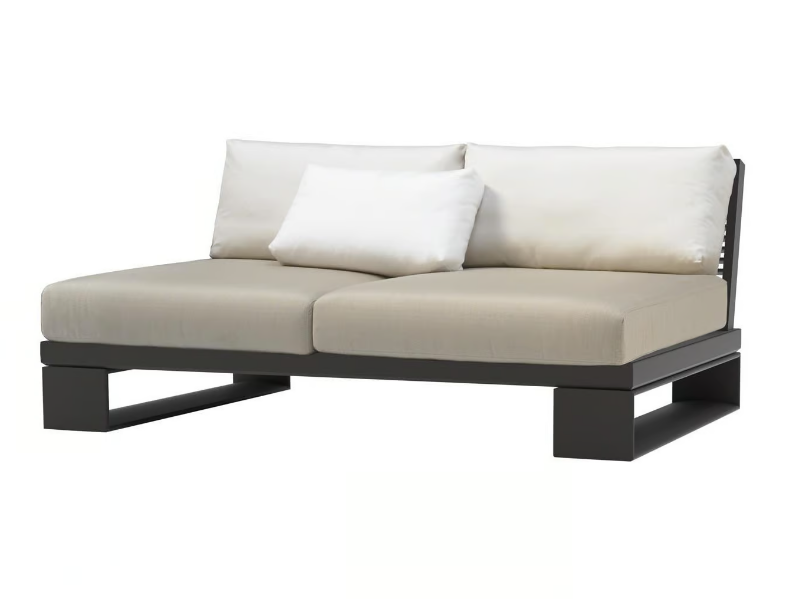 LANDSCAPE ALU SF4630 - 2 seater aluminium garden sofa by Andreu World