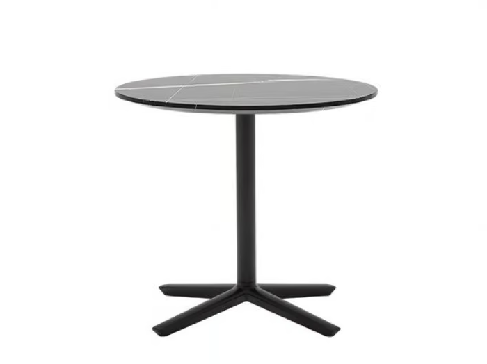 QUATTRO OCCASIONAL MARBLE ROUND - Round low marble coffee table by Andreu World
