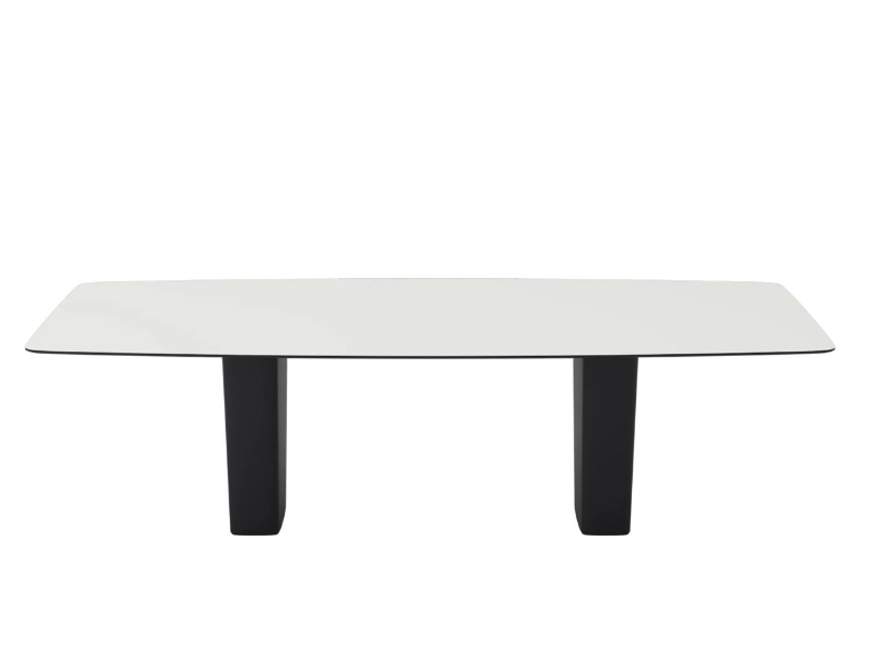 STATUS OUTDOOR ME18202 - Garden table with thermo-polymer base by Andreu World