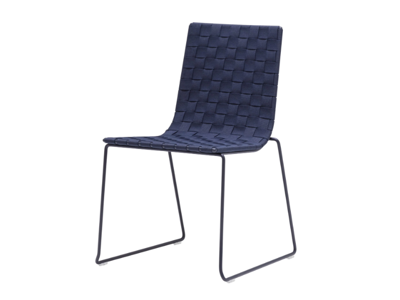 TRENZA SI0700 - Sled base polypropylene garden chair by Andreu World