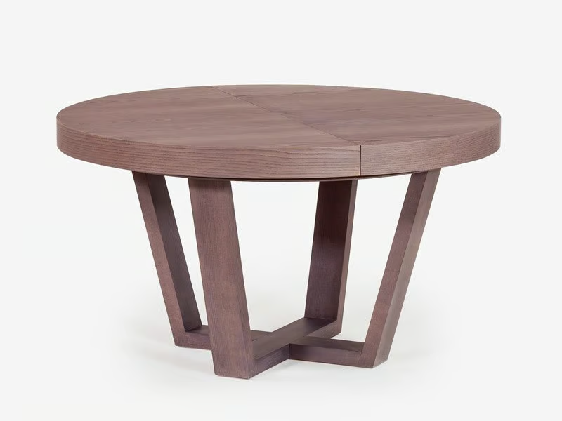 ROTORRA - Extending solid wood dining table by Anesis