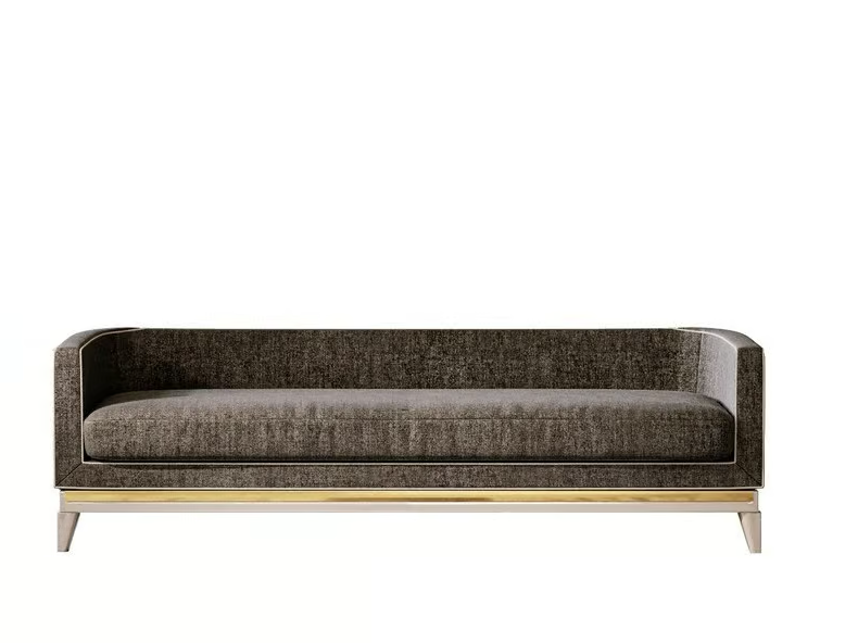 VICTOR - Upholstered fabric bench by A.R. Arredamenti
