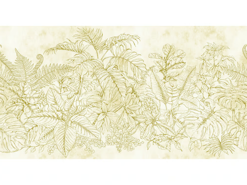 FERN GARDEN - Digital printing wallpaper with floral pattern by Architects Paper