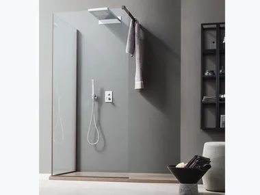 S6 - Corner rectangular Walk in shower by Arcom